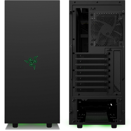 Корпус ATX Miditower NZXT S340 Razer Edition CA-S340W-RA Black/Green