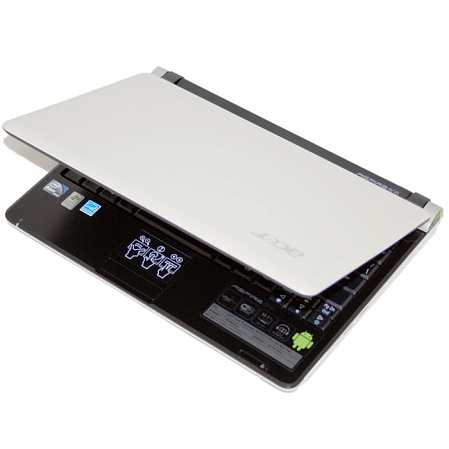 Нетбук Acer Aspire One D AOD250-0BQw Atom-N270/1/160/XP/Android/10"/White (LU.S690B.430)