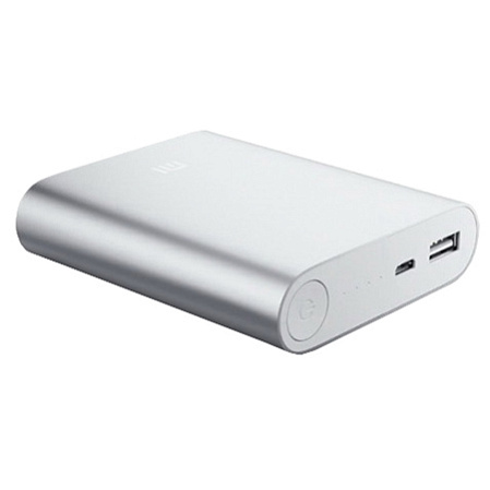 Внешний аккумулятор Xiaomi 10400 mAh, серебристый