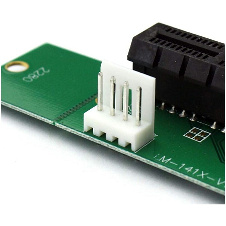 Адаптер M.2 M Key Male на PCI-E 4X Female x4 LM-141X