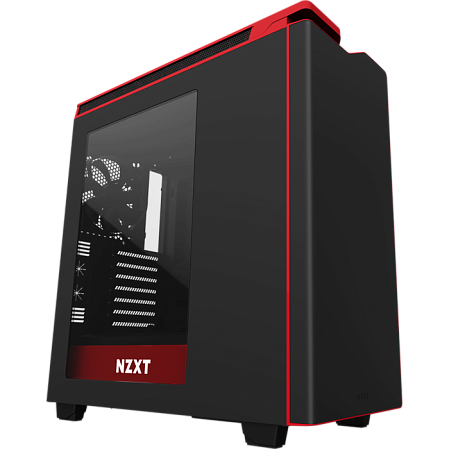 Корпус ATX Miditower NZXT H440 Window CA-H442W-M1 Black/Red