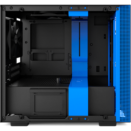 Корпус Mini-ITX Minitower NZXT H200i CA-H200W-BL Mini-ITX Black/Blue