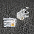 RJ11 коннектор 4p4c (обжимной) для трубки 10шт