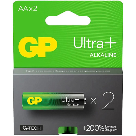 Батарейки GP 15AUPA21-2CRSB2 Ultra Plus Alkaline AA 2шт
