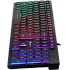 Клавиатура Oklick 550ML Black slim Multimedia LED
