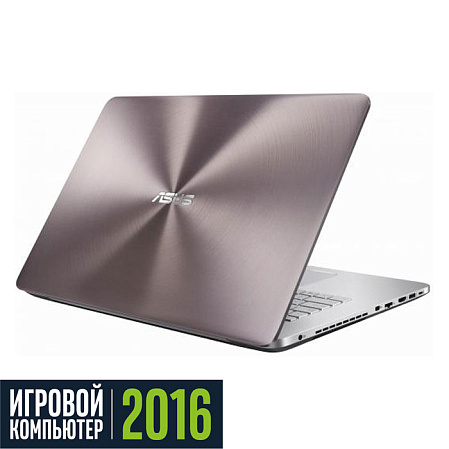 Ноутбук Asus N752VX-GC272T Core i7 6700HQ/16Gb/1Tb+256Gb SSD/NV GTX 950M 4Gb/17.3" FullHD/DVD/Win10