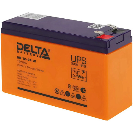 Батарея Delta HR 12-24W 12V 6Ah (151мм/52мм/99мм)
