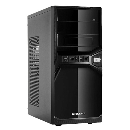 Корпус ATX Miditower Crown CMC-SM600 450W (CM-PS450w smart) black/silver