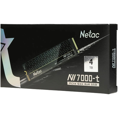 Внутренний SSD-накопитель 4000Gb Netac NV7000-t NT01NV7000T-4T0-E4X M.2 2280 PCIe NVMe 4.0 x4