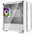 Корпус MicroATX Minitower Deepcool CC360 WH ARGB белый