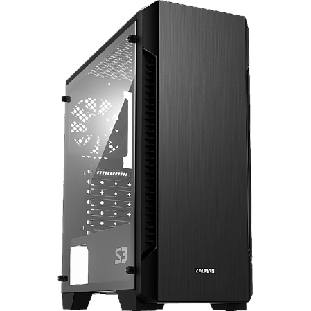Корпус ATX Miditower Zalman S3 Black