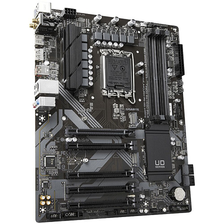 Материнская плата Gigabyte B760 DS3H AX DDR4 B760 Socket-1700 4xDDR4, 4xSATA3, RAID, 2xM.2, 5xPCI-E16x, 1xUSB3.2, 1xUSB3.2 Type C, DP, HDMI, WiFi, Glan, ATX