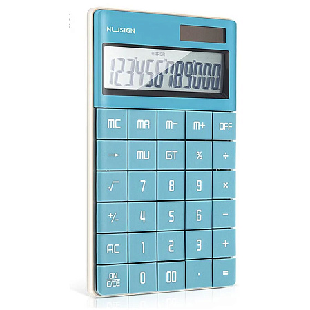 Калькулятор Deli Nusign ENS041blue синий 12-разр.