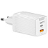 Сетевое зарядное устройство Wifit WiCharge GC2 65W USB A + Type-C белое