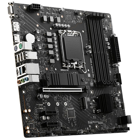 Материнская плата MSI Pro B760M-P DDR4 B760 Socket-1700 4xDDR4, 4xSATA3, 2xM.2, 1xPCI-E16x, 1xUSB3.2, 1xUSB3.2 Type C, D-Sub, DP, HDMI, Glan, mATX