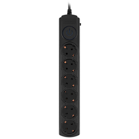 Сетевой фильтр Ippon BK-6-EU-5-10-B 6 розеток 5м черный