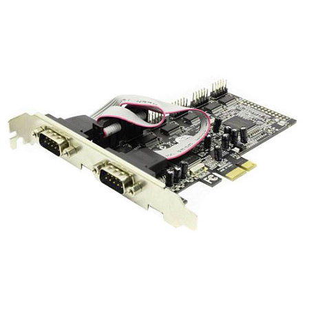 Контроллер ST-LAB I-472, 6 ext (6xCOM9M),  PCI-Ex1