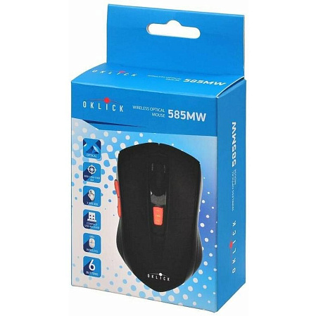 Мышь беспроводная Oklick 585MW Black Wireless
