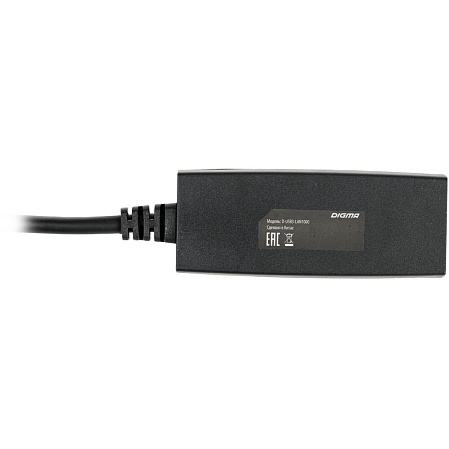 Адаптер USB3.0 - RJ45 (1Gbps) Digma D-USB3-LAN1000