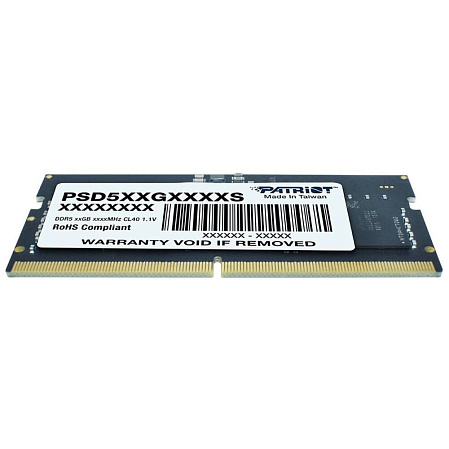 Модуль памяти SO-DIMM DDR5 32Gb PC38400 4800Mhz Patriot Memory (PSD532G48002S)