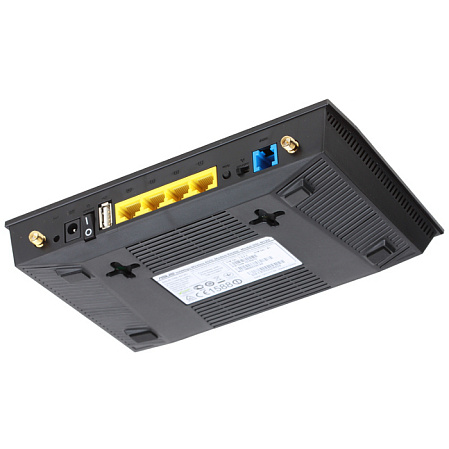 Беспроводной ADSL маршрутизатор ASUS DSL-N12U B1, 802.11n, 300Мбит/с, 2,4ГГц, 4xLAN, 1xUSB2.0
