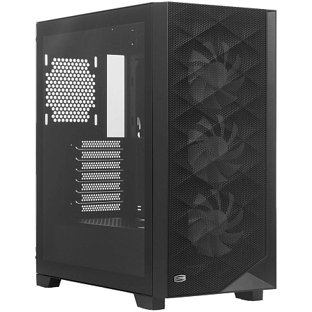 Корпус ATX Miditower PcCooler C3D510 BK ARGB Black