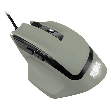 Мышь Sharkoon Shark Force Military Grey проводная