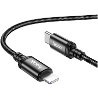 Кабель Type C - Lightning 1m Hoco X89 Wind iP черный