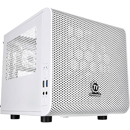 Корпус Mini-ITX Minitower Thermaltake Core V1 CA-1B8-00S6WN-01 Mini-ITX White