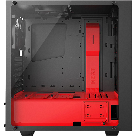 Корпус ATX Miditower NZXT S340 Elite CA-S340W-B4 Black/Red