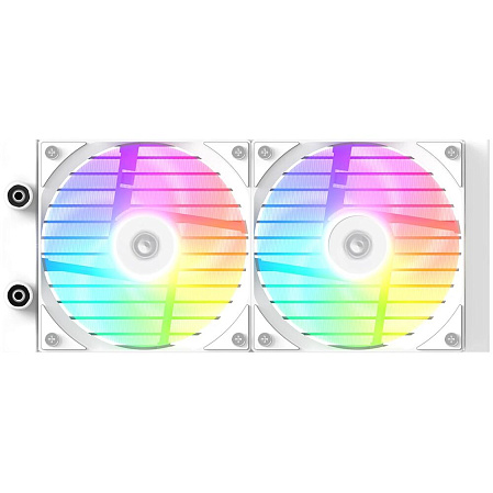 Система водяного охлаждения ID-Cooling FX240 LCD White ARGB 1150/1155/S1156/1151/1200/1700/1851, AM4/AM5