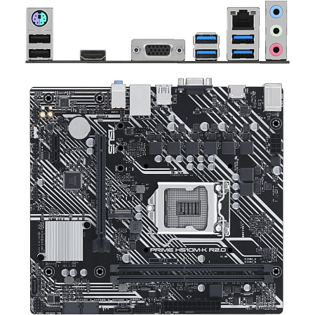 Материнская плата ASUS Prime H510M-K R2.0 H470 Socket-1200 2xDDR4, 4xSATA3, 1xM.2, 1xPCI-E16x, 2xUSB3.2, D-Sub, HDMI, Glan, mATX