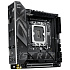 Материнская плата ASUS ROG Strix B860-I Gaming WiFi B860 Soc-1851 2xDDR5, 4xSATA3, RAID, 2хM.2, 1xPCI-E16x, 4xUSB3.2, 2xUSB3.2 Type C, DP, HDMI, WiFi, 2.5Glan, Mini-ITX