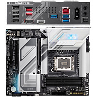 Материнская плата Gigabyte Z890 Gaming X WiFi7 Z890 Soc-1851 4xDDR5, 4xSATA3, RAID, 4хM.2, 3xPCI-E16x, 5xUSB3.2, 1xUSB3.2 Type C, DP, WiFi, 2.5Glan, ATX