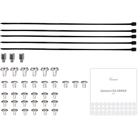 Корпус MicroATX Miditower Ocypus Gamma C52 WH White
