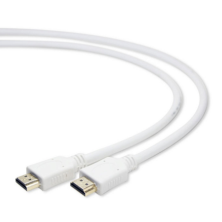 Кабель HDMI-HDMI v1.4 3.0м белый
