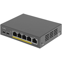 Коммутатор Cudy GS1005P (L2) неуправляемый 5 портов 10/100/1000Мбит/с, 5хPoE 60W