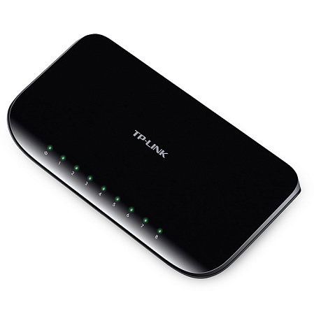 Коммутатор TP-LINK TL-SG1008D неуправляемый 8 портов 10/100/1000Мбит/с