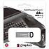 USB Flash накопитель 64GB Kingston DataTraveler Kyson (DTKN/64GB) USB 3.2 Черно-серебристый