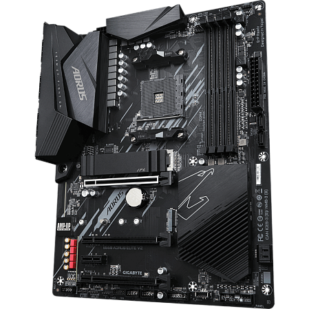 Материнская плата Gigabyte B550 AORUS Elite V2 Socket-AM4 AMD B550 4xDDR4, 4xSATA3, RAID, 2xM.2, 3xPCI-E16x, 6xUSB3.2, DP, HDMI, Glan, ATX Ret