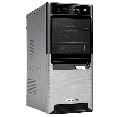 Корпус ATX Miditower Crown CMC-SM164 black/silver