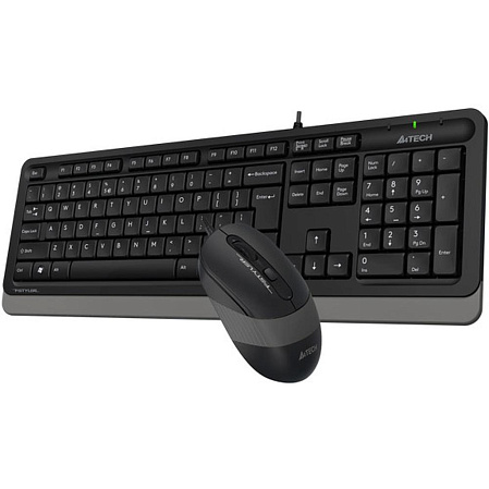 Клавиатура+мышь A4Tech Fstyler F1010 Black/Grey