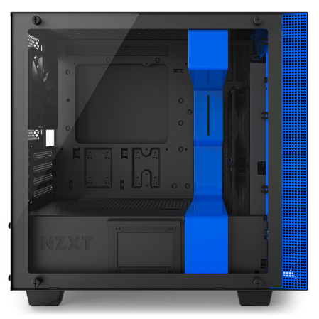 Корпус MicroATX Miditower NZXT H400i Smart CA-H400W-BL Black/Blue