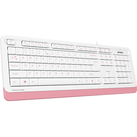 Клавиатура A4Tech Fstyler FK10 White/Pink