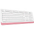 Клавиатура A4Tech Fstyler FK10 White/Pink