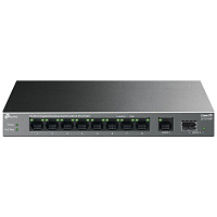Коммутатор TP-LINK LS1210GP неуправляемый 9 портов 10/100/1000Мбит/с 8хPoE+