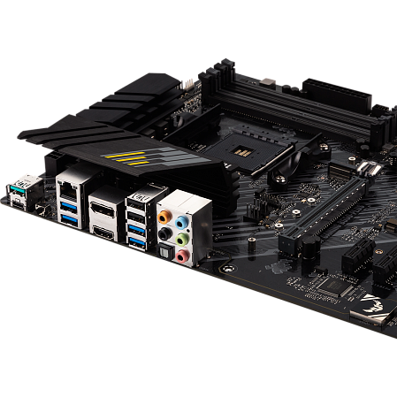 Материнская плата ASUS TUF Gaming B550-Plus B550 Socket AM4 4xDDR4, 6xSATA3, RAID, 2xM.2, 2xPCI-E16x, 5xUSB3.2, 1xUSB3.2 Type C, DP, HDMI, 2.5Glan, ATX