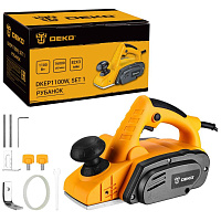 Рубанок Deko DKEP1100W SET1, 1100Вт, 82 мм	 083-1074