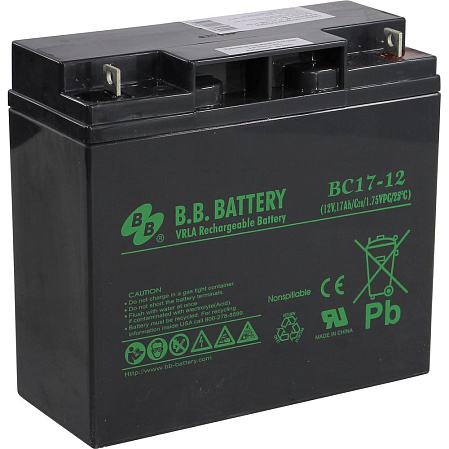 Батарея BB BC 17-12 , 12V 17Ah