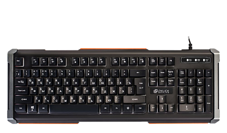 Клавиатура Oklick 710G Black Death USB Black